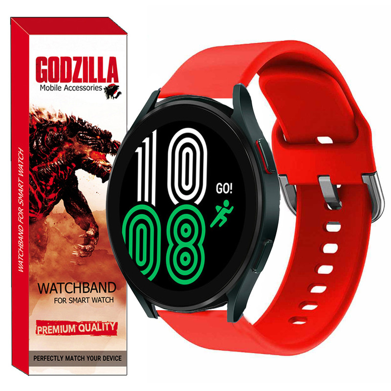 بند گودزیلا مدل Silicon-SQ مناسب برای ساعت هوشمند سامسونگ Galaxy Watch4 44mm