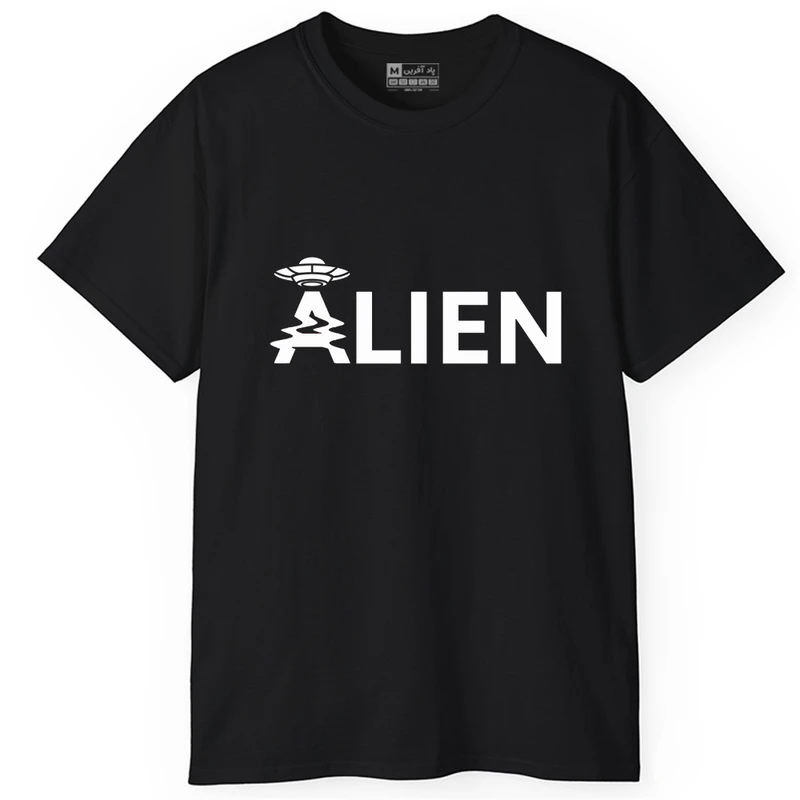 تی‌شرت آستین کوتاه مردانه پاد آفرین مدل فضایی ها کد 7