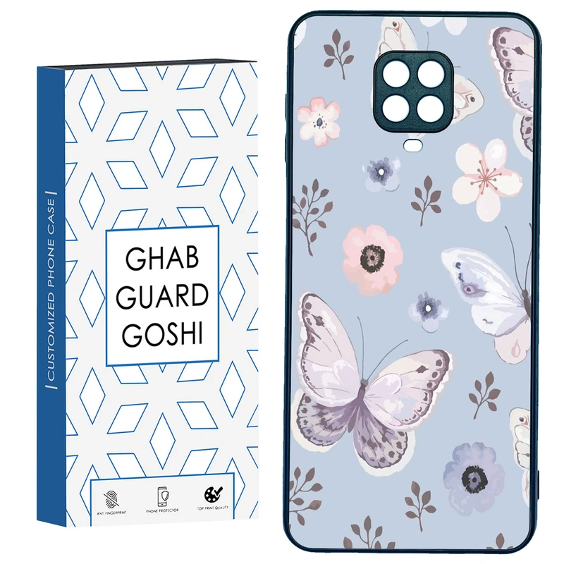 کاور قاب گارد گوشی طرح پروانه  کد TPU-004 مناسب برای گوشی موبایل شیائومی Redmi Note 9 pro / Note 9s