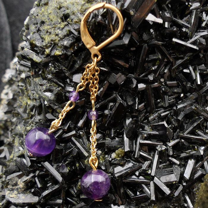 گوشواره دخترانه مدل آماتیس کد MR59