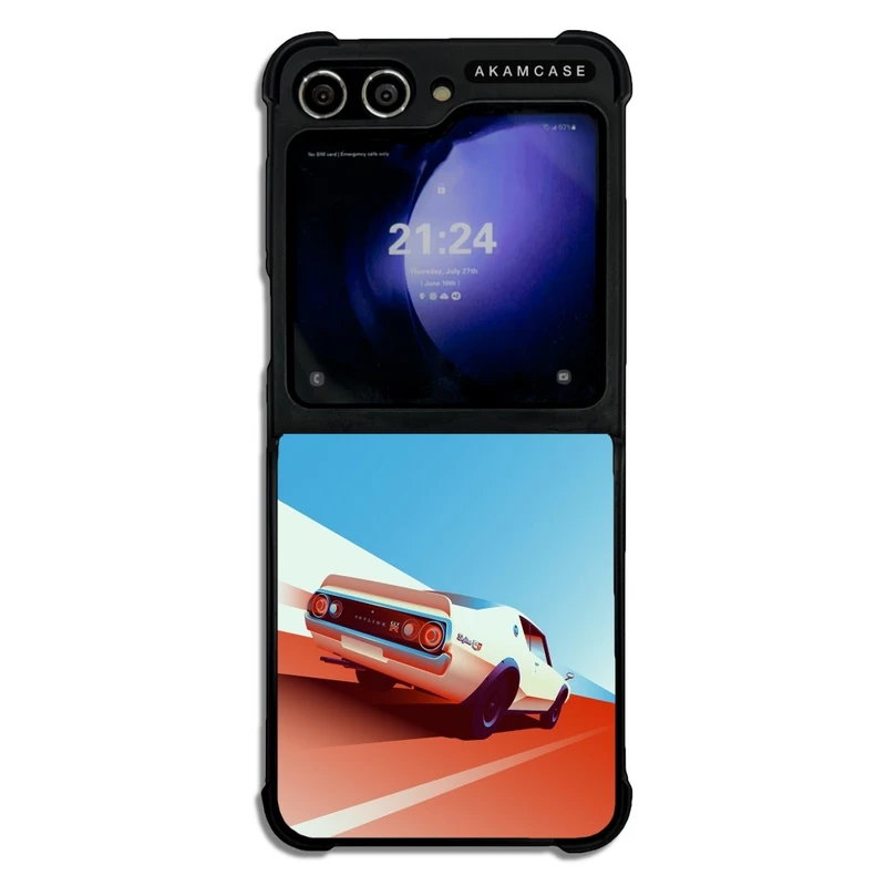 کاور آکام مدل AMC-WSGZFLIP5-CARS-16 مناسب برای گوشی موبایل سامسونگ Galaxy Z Flip 5