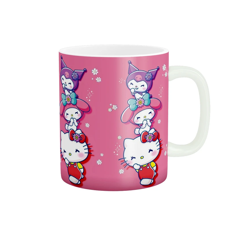 ماگ پادآفرین مدل کارتون کرومی و مای ملودی Kuromi کد PM3065