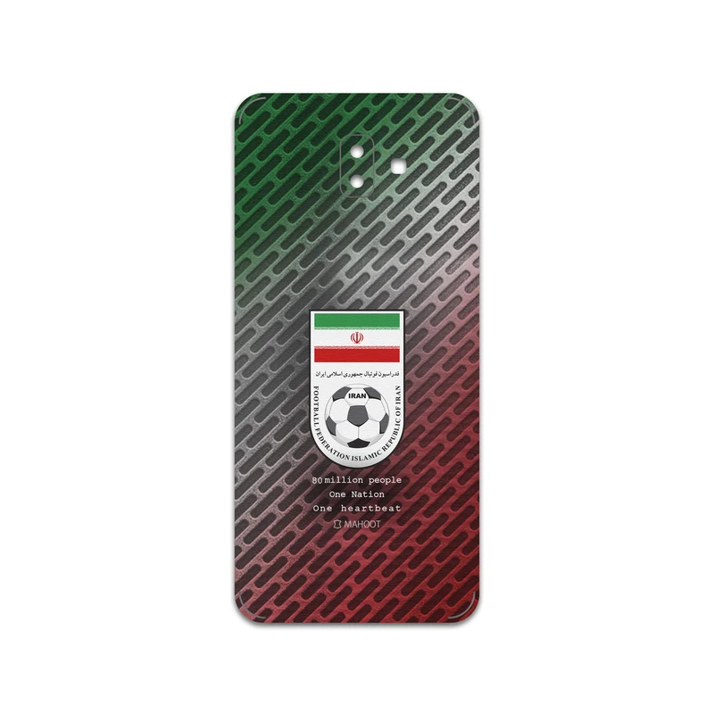 برچسب پوششی ماهوت مدل Iran-National-Football-Team مناسب برای گوشی موبایل سامسونگ Galaxy J6 Plus