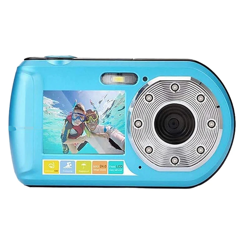 دوربین دیجیتال مدل ‎ Full HD 1080P 10M WaterProofبه همراه لنز 24MP 16X 