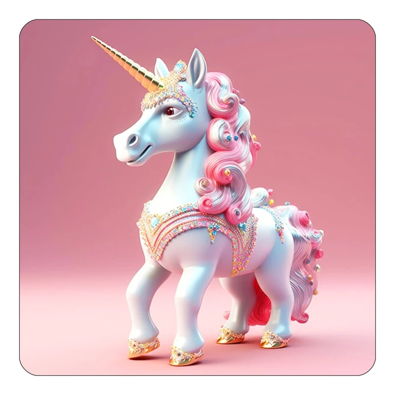 مگنت کاکتی طرح اسب تک شاخ و یونیکورن مدل mp29136