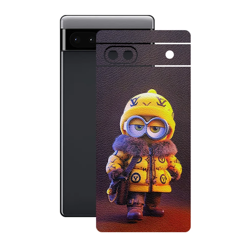 برچسب پوششی ریمکس مدل Leth طرح مینیون مناسب برای گوشی موبایل گوگل Pixel 6a