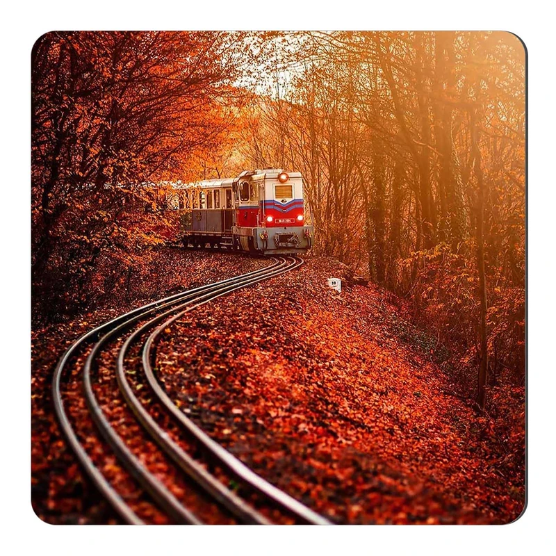  مگنت طرح قطار و جنگل پاییزی کد wmg1703