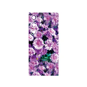 MAHOOT Purple_Flower Cover Sticker for Samsung Galaxy S24 Ultra
