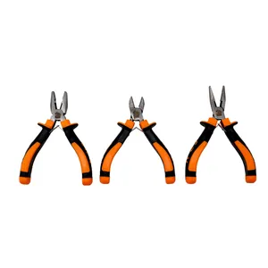 انبر دست انبر سیم چین و انبر  دم باریک مدل الفنت کد YP-OR-4.5MM