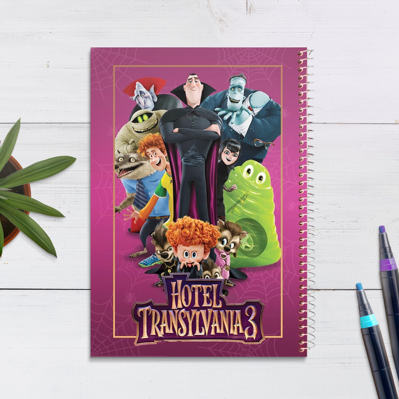 دفتر مشق 50 برگ کیهان پارس مدل هتل ترانسیلوانیا