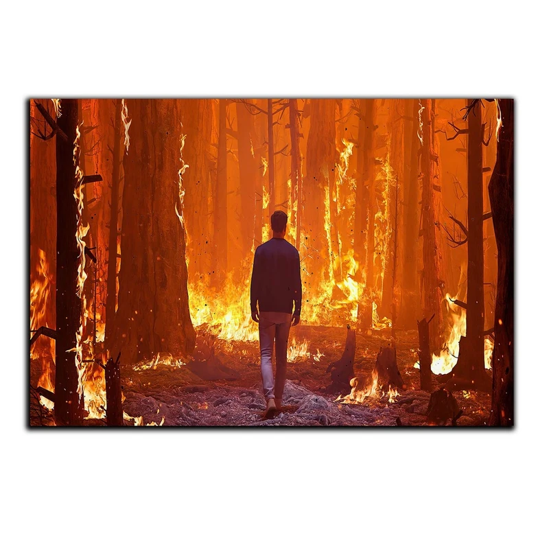 تابلو شاسی بکلیت طرح آتش و شجاعت مدل SH-S5640