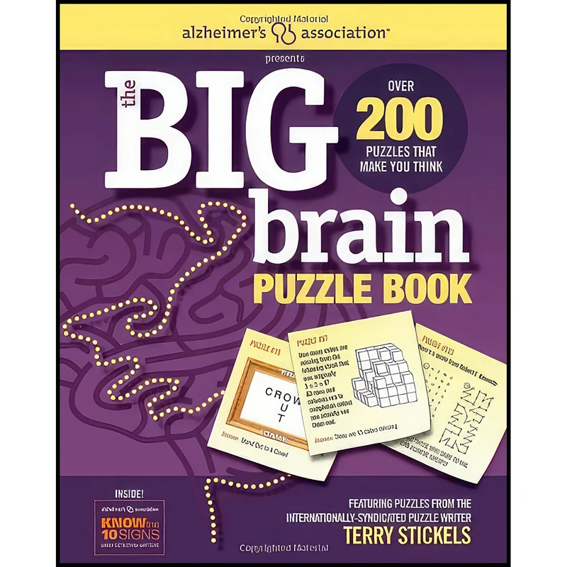 کتاب Alzheimer's Association Presents The Big Brain Puzzle Book اثر Terry Stickels انتشارات Liberty Street