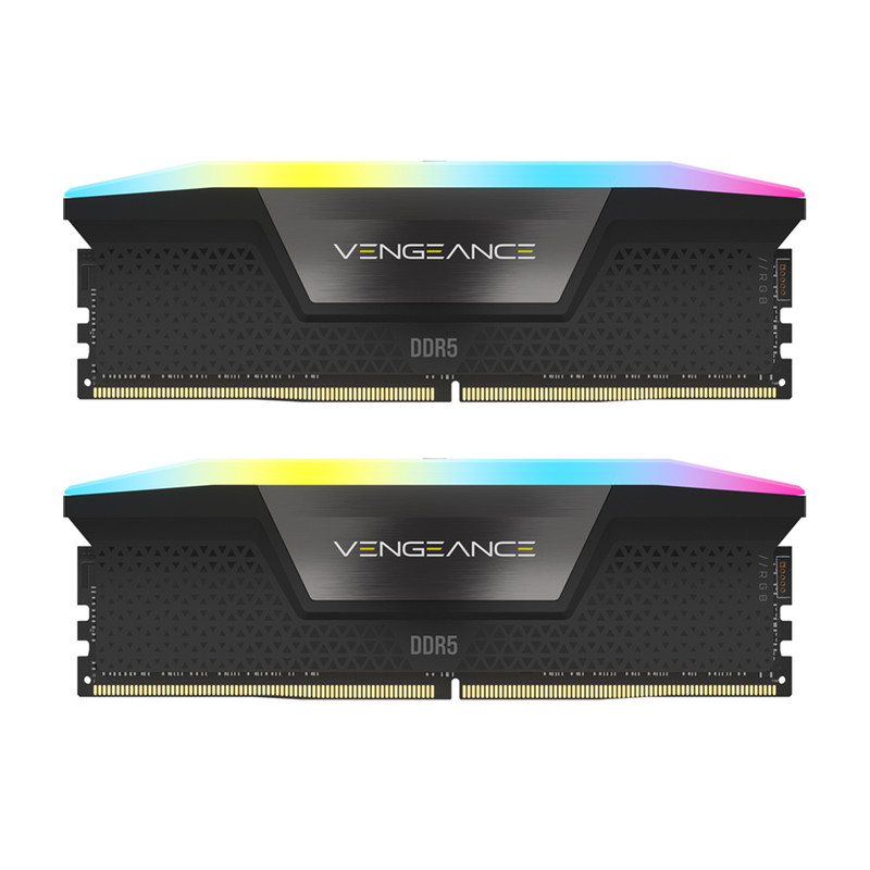 رم دسکتاپ DDR5 دو کاناله 6200 مگاهرتز CL36 کورسیر مدل VENGEANCE RGB ظرفیت 32 گیگابایت