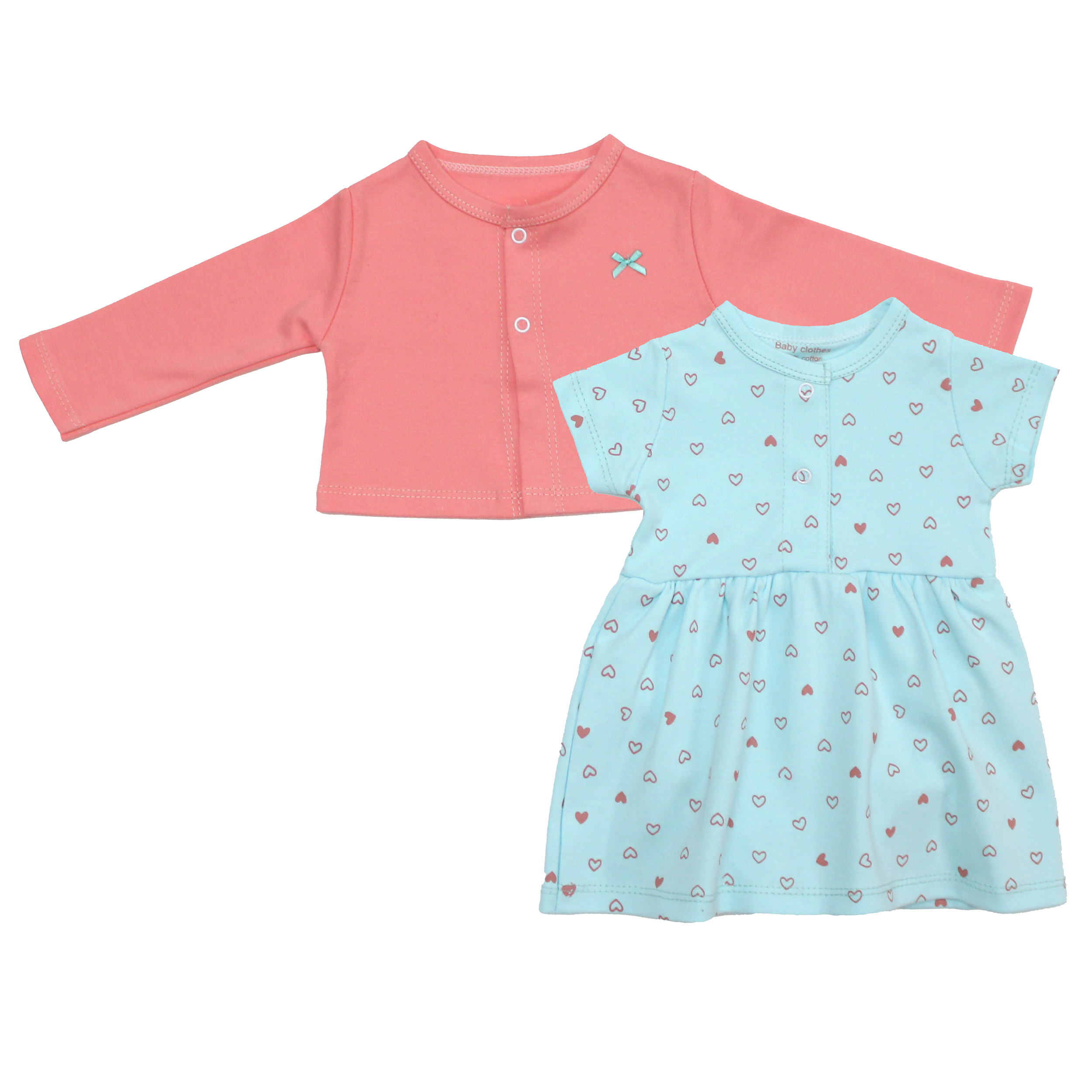 ست کت و پیراهن نوزادی مدل BLRD23