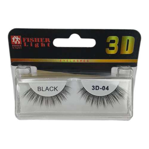 مژه مصنوعی فیشر لایت مدل 3D کد 04