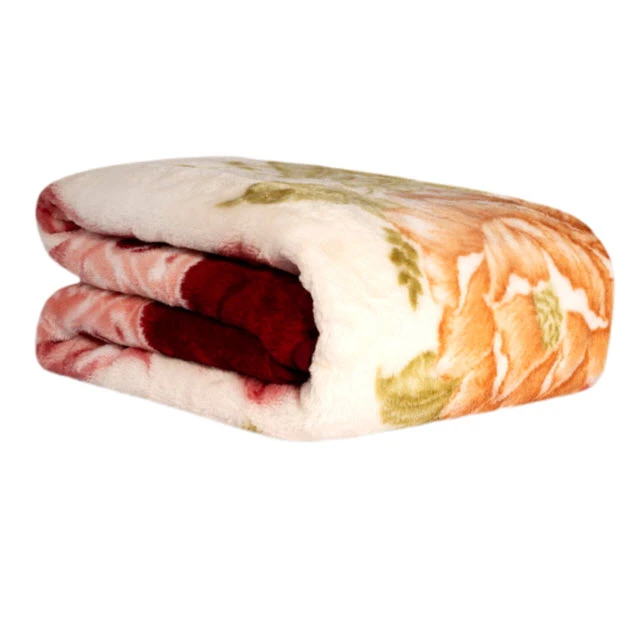 پتو 2 نفر گلبافت مدل برتر گلدار کد 127 سایز 220x240 سانتی‌متر