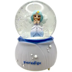 گوی موزیکال مدل پمپی Paradise طرح فرشته زیبا کد PB7666