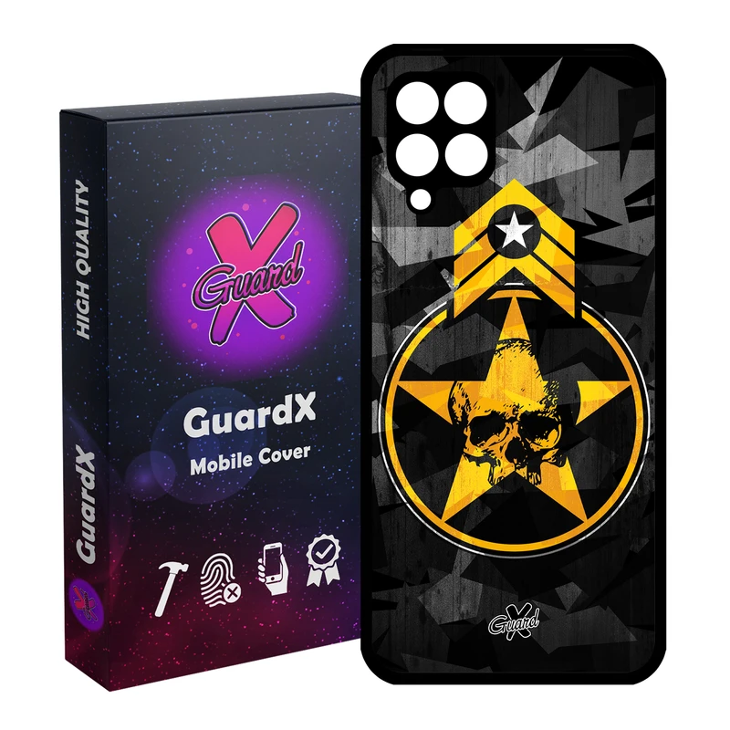 کاور گارد ایکس طرح Soldier مدل Glass10169 مناسب برای گوشی موبایل سامسونگ Galaxy M32 4G / F22