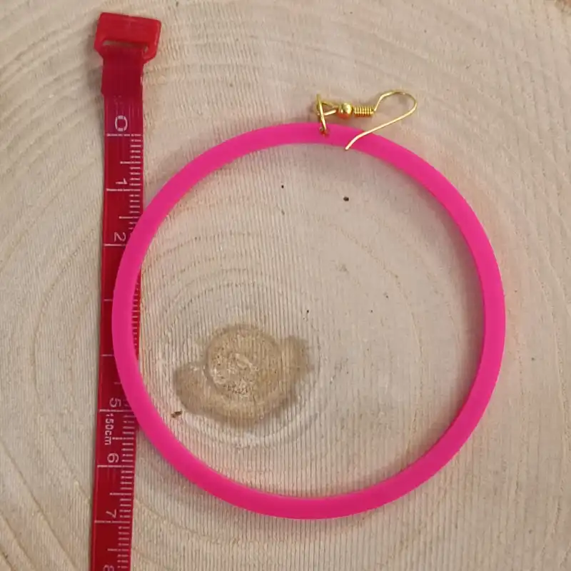 گوشواره زنانه مدل عروسکی پلکسی