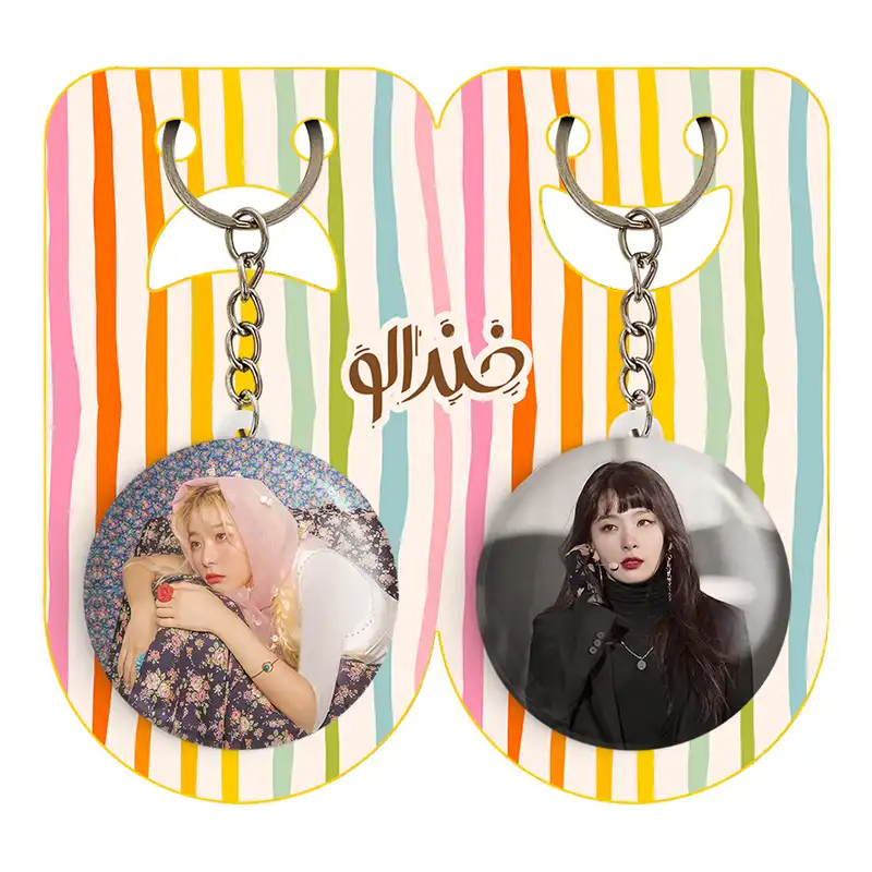 جاکلیدی خندالو مدل سولگی گروه رد ولوت Red Velvet کد 1961619622 مجموعه 2 عددی