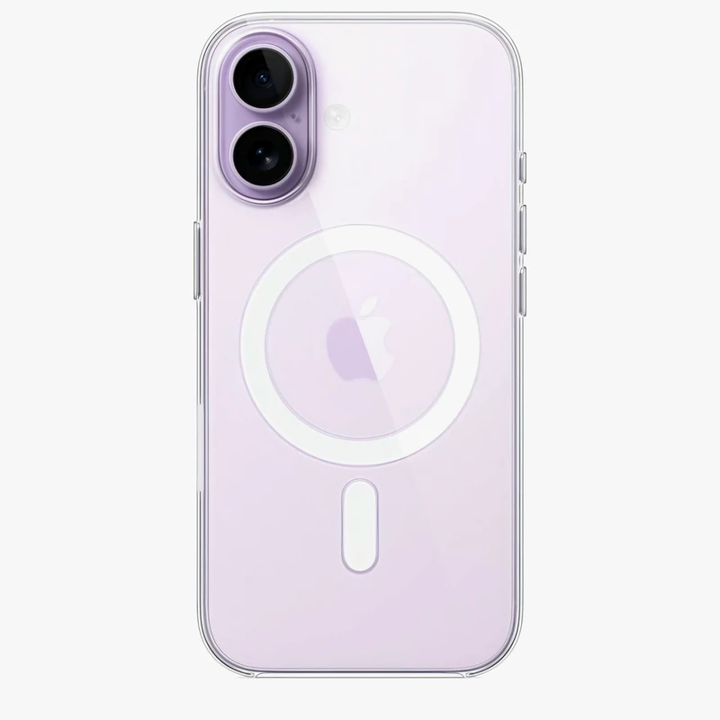 کاور Clear Case Magnetic مدل مگ سیف دار مناسب برای گوشی موبایل اپل Iphone 16