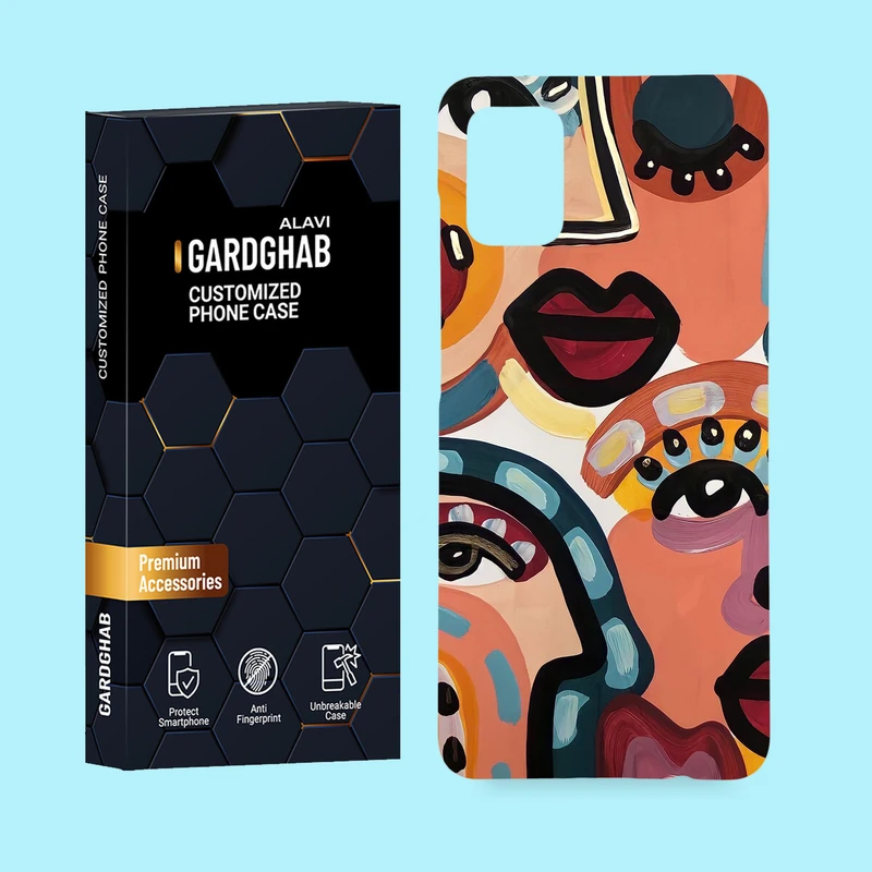 کاور گارد قاب علوی مدل هنری مناسب برای گوشی موبایل سامسونگ Galaxy A51