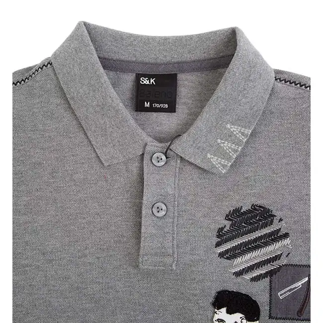 پولوشرت آستین کوتاه مردانه ساموئل اند کوین مدل HG1204