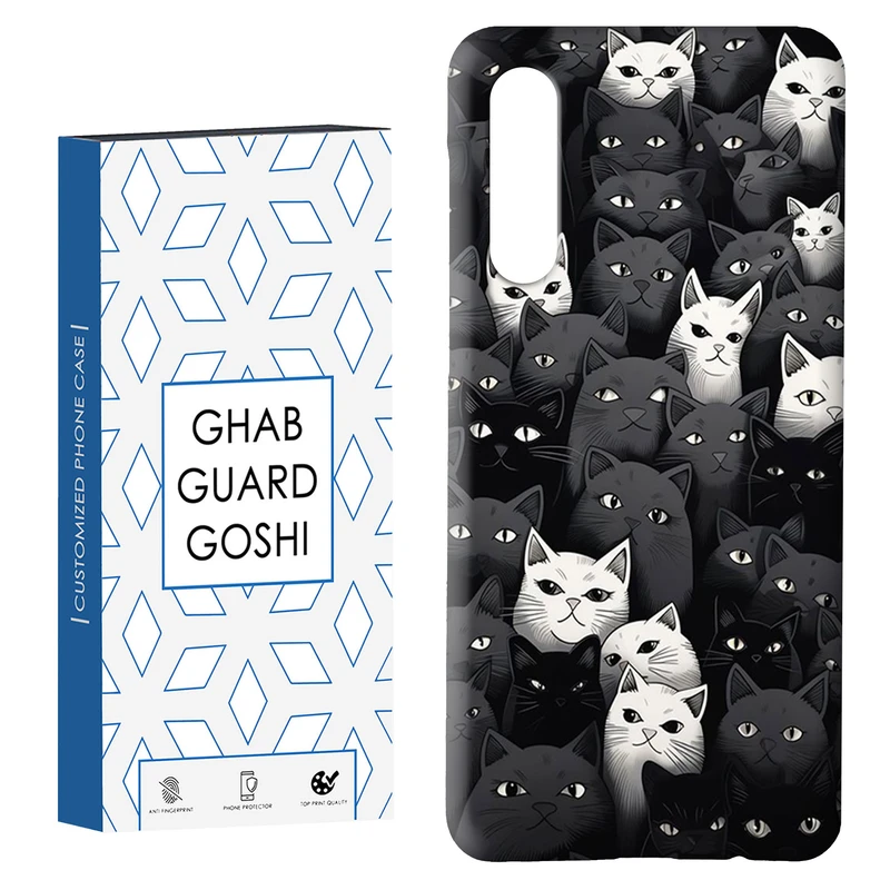 کاور قاب گارد گوشی طرح گربه کد Dimo-354 مناسب برای گوشی موبایل سامسونگ GALAXY A50 / A30s  