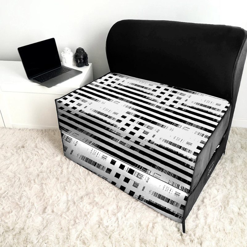 مبل تختخواب شو یک نفره نوپه هوم مدل هندسی مینمال P1075