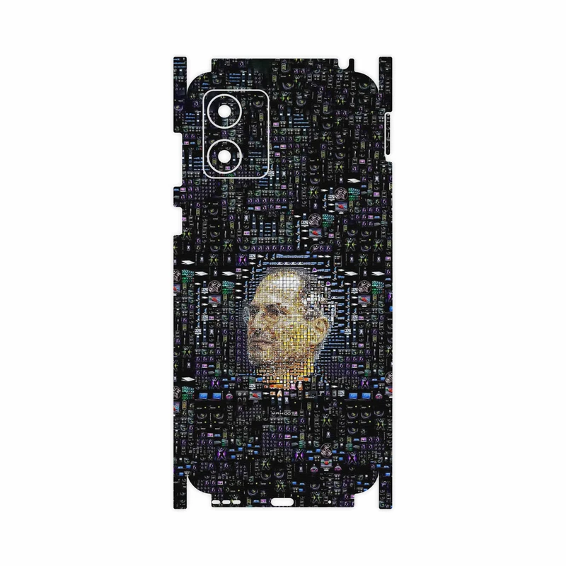 برچسب پوششی ماهوت مدل Collage of Steve Jobs 2-FullSkin مناسب برای گوشی موبایل موتورولا Moto E13