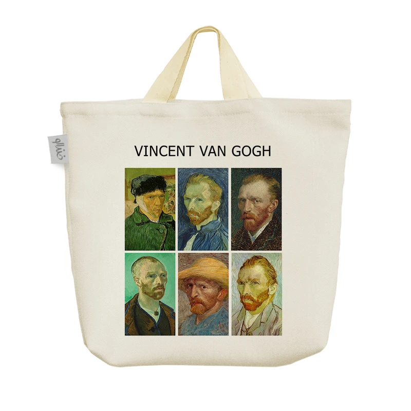 ساک خرید خندالو مدل ونسان ونگوگ Van Gogh کد H95