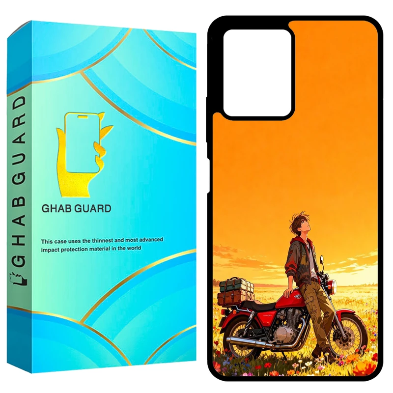 کاور قاب گارد طرح موتور سوار مدل GCHPRN12PP مناسب برای گوشی موبایل شیائومی Redmi Note 12 Pro Plus