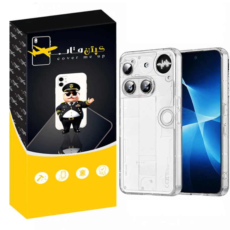 کاور کپتن قاب مدل Crystal مناسب برای گوشی موبایل ناتینگ فون 3