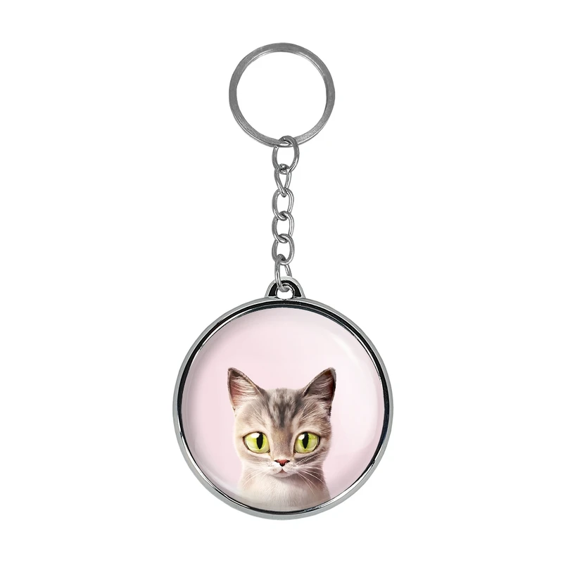 جاکلیدی خندالو طرح گربه مدل دوطرفه کد 2832928330