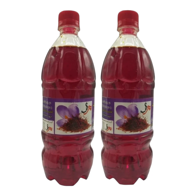 عصاره زعفران قائنات - 1 لیتر بسته 2 عددی