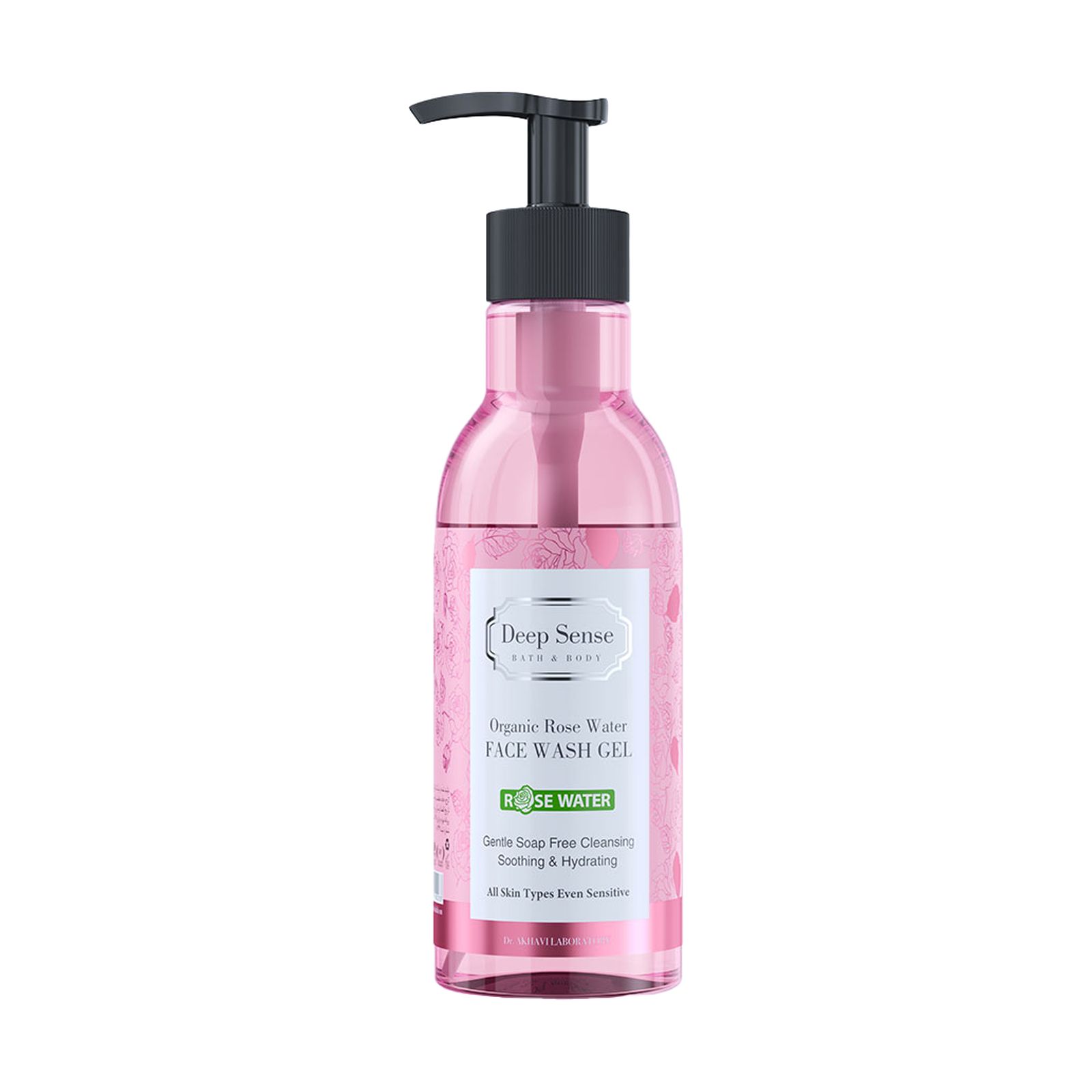 ژل شستشوی صورت دیپ سنس مدل Rose Water مناسب پوست های حساس حجم 250 میلی‌لیتر -  - 1