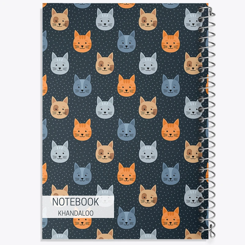 دفتر لیست خرید 50 برگ خندالو طرح گربه (Cat) کد N357