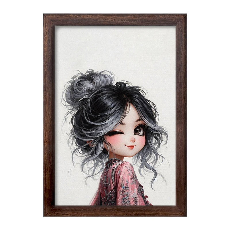 تابلو خندالو طرح دخترانه کد F2247