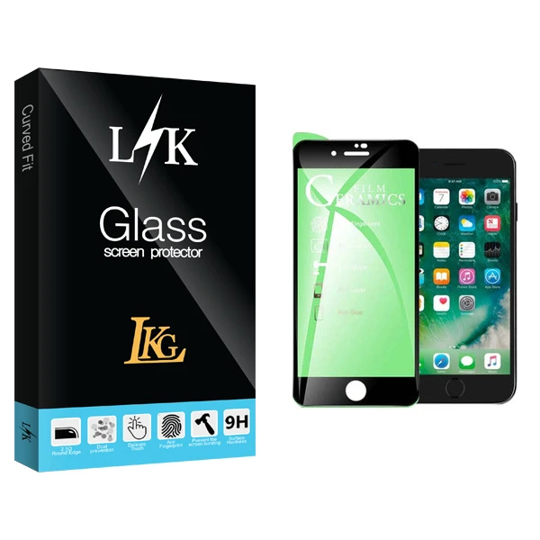 محافظ صفحه نمایش ال کا جی مدل LK Glass مناسب برای گوشی موبایل اپل iPhone 7 plus