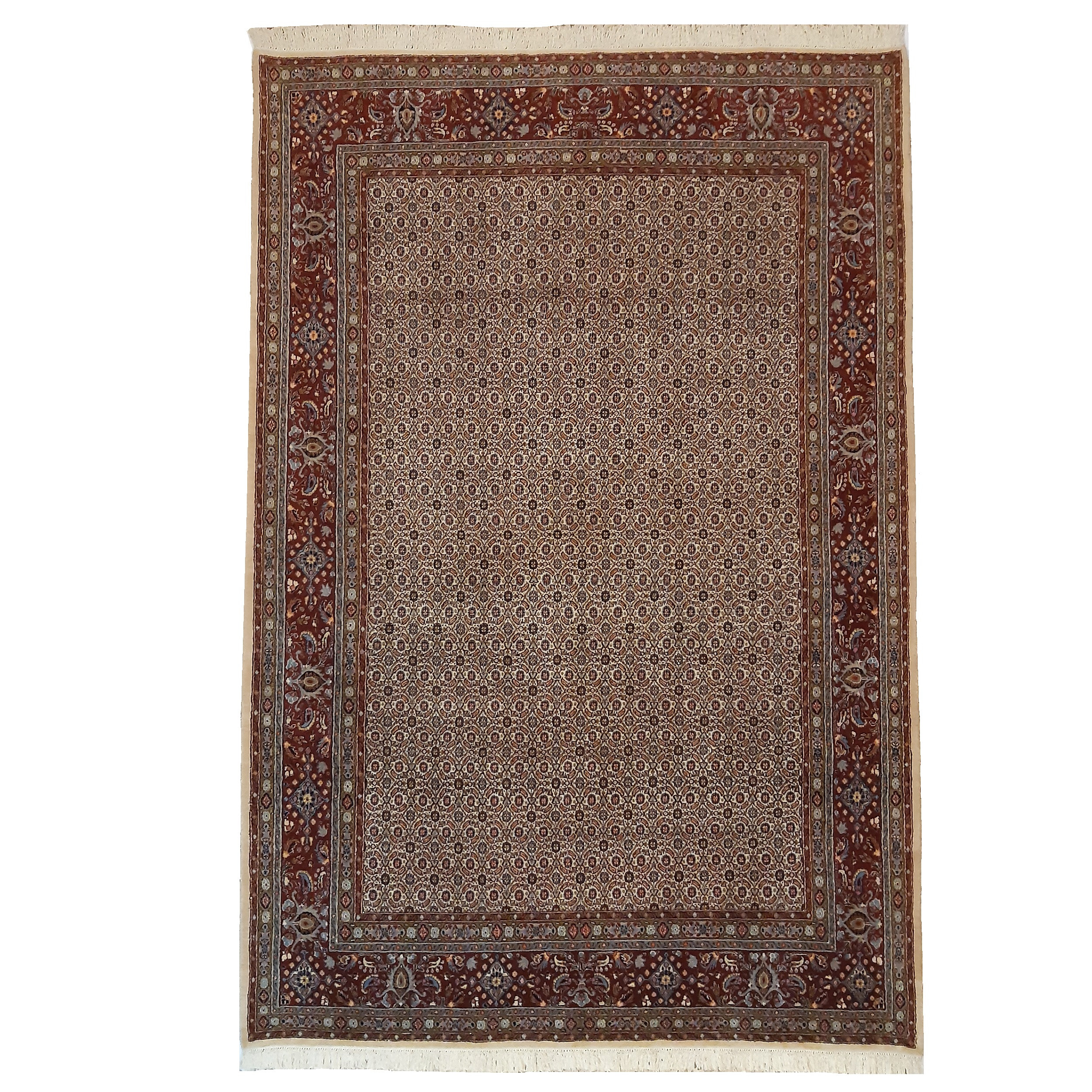 فرش دستباف شش متری طرح ماهی سراسر کد1420