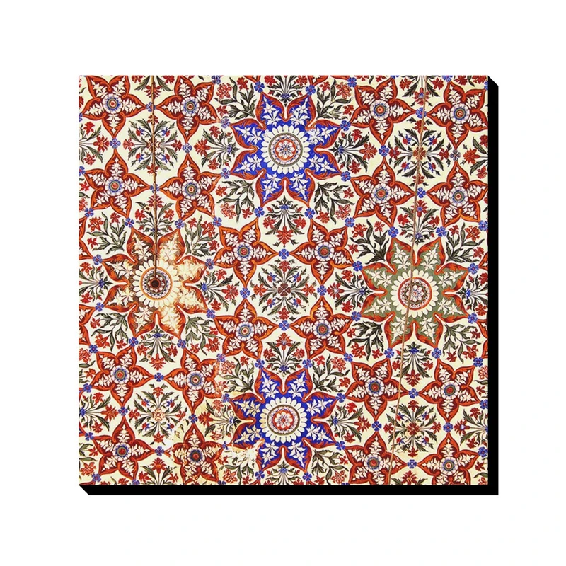 تابلو شاسی ترمه طراحان ایده مدل کاشی قرمز کد cfp1100