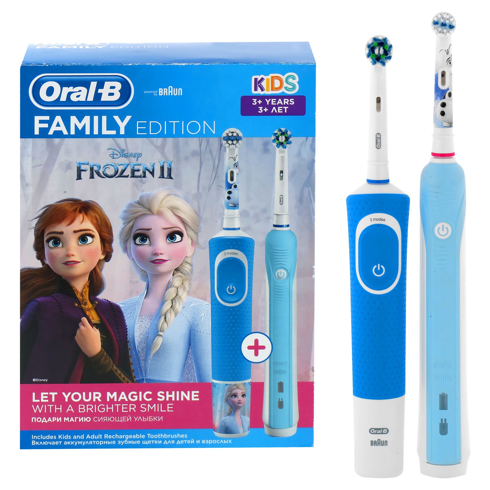 مسواک برقی اورال-بی مدل FAMILY EDITION مجموعه 2 عددی - - 2