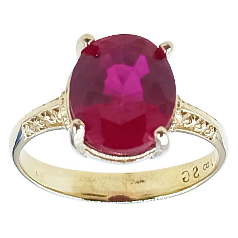 انگشتر زنانه سلین کالا مدل یاقوت ce-As215