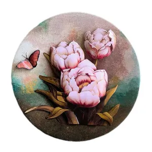 دیوارکوب مدل برجسته گل و پروانه