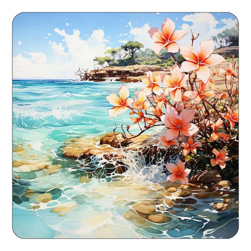 مگنت کاکتی طرح نقاشی رنگ روغن مدل mp71962