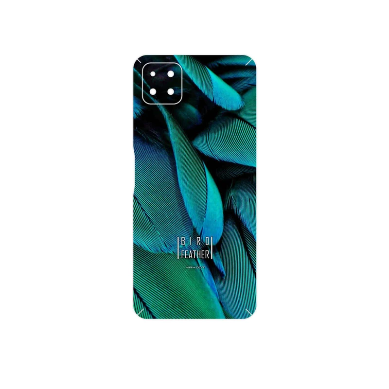 برچسب پوششی ماهوت مدل Green Feather مناسب برای گوشی موبایل هوآوی Nova Y60