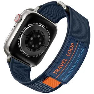 Masir Travel DRKBLU Rugged Strap suitable for Apple Watch Series 10 42mm