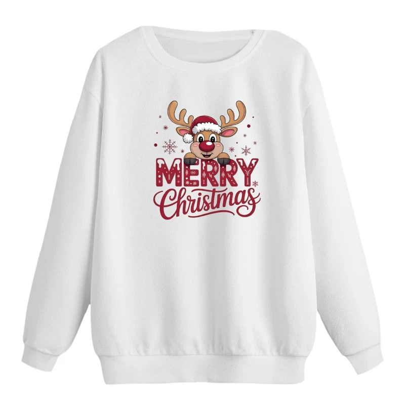 سویشرت زنانه مدل کریسمسی 001 