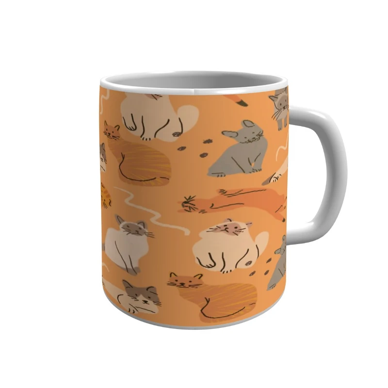 ماگ پاد آفرین مدل گربه مینیمال کد 502