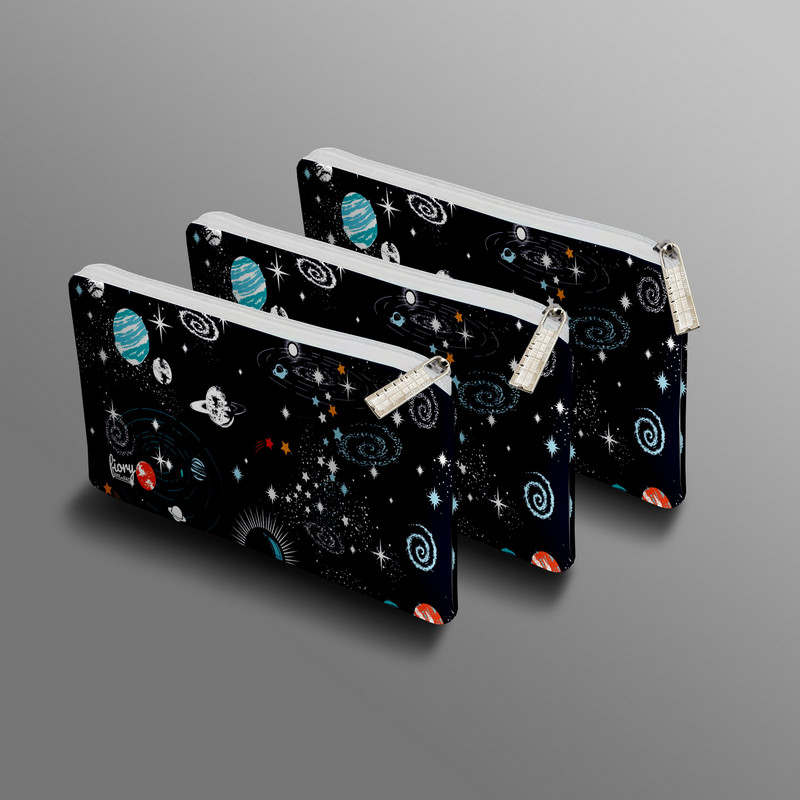 جامدادی مستر راد مدل کهکشانی طرح فضایی فانتزی کد fiory 1955